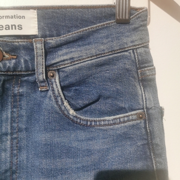 REFORMATION s26 light blue jeans high rise & skinny - Picture 8 of 16